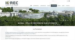 Desktop Screenshot of isrec.ch